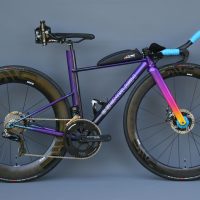 Elena’s custom triathlon bike